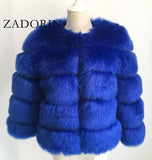 S-3XL Mink Coats Women 2020 Winter Top Fashion Pink FAUX Fur Coat Elegant Thick Warm Outerwear Fake Fur Jacket Chaquetas Mujer