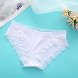 FINETOO Sexy Lace Panties Women Underwear M-XL Hollow Band Sexy Briefs Female Lingerie 7 Colors Floral Ladies Underpants Panties