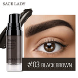 SACE LADY Eyebrow Gel Waterproof Long Lasting Tint Makeup Brush Set Brown Enhancer Eye Brow Wax Dye Cream Paint Cosmetics