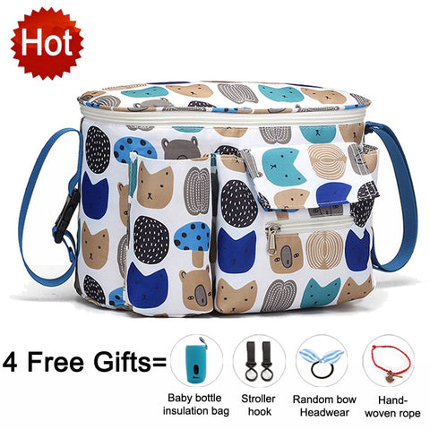 SeckinDogan Baby Stroller Bag Large Capacity Diaper Bags Outdoor Travel Hanging Carriage Mommy Bag Infant Care Organizer