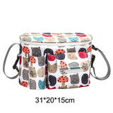 SeckinDogan Baby Stroller Bag Large Capacity Diaper Bags Outdoor Travel Hanging Carriage Mommy Bag Infant Care Organizer