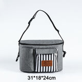 SeckinDogan Baby Stroller Bag Large Capacity Diaper Bags Outdoor Travel Hanging Carriage Mommy Bag Infant Care Organizer