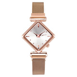 Women Square Watch Luxury Ladies Quartz Magnet Buckle Gradient Color Watches Relogio Feminino For Gift Clock