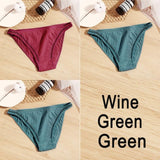 3PCS Sexy Lace Panties Women Underwear Cotton Briefs Female Underpants Solid Color Pantys Hollow Mesh Low Waist Panties Lingerie
