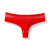 Fashion Lingerie Women Soft Cotton Underwear Shapewear High Waist Shaping Briefs Pure Color Thong Panty Tummy Control Panties