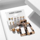 Hot Sale Fashion Bohemian Earrings Set For Women 2020 New Trendy Flower Round Geometric Earring Female Fashion Jewelry