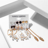 Hot Sale Fashion Bohemian Earrings Set For Women 2020 New Trendy Flower Round Geometric Earring Female Fashion Jewelry