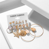Hot Sale Fashion Bohemian Earrings Set For Women 2020 New Trendy Flower Round Geometric Earring Female Fashion Jewelry