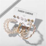 Hot Sale Fashion Bohemian Earrings Set For Women 2020 New Trendy Flower Round Geometric Earring Female Fashion Jewelry