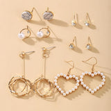 Hot Sale Fashion Bohemian Earrings Set For Women 2020 New Trendy Flower Round Geometric Earring Female Fashion Jewelry