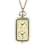 Hot Japanese Death Note Shape Black Suqare Quartz Pocket Watch For Men Small Little Necklace Children Deathnote Watch Wholesale