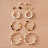 Hot Sale Fashion Bohemian Earrings Set For Women 2020 New Trendy Flower Round Geometric Earring Female Fashion Jewelry