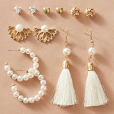 Hot Sale Fashion Bohemian Earrings Set For Women 2020 New Trendy Flower Round Geometric Earring Female Fashion Jewelry