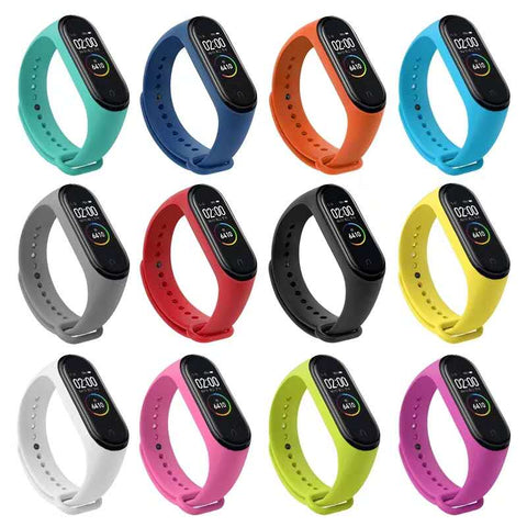 Silicone Watch band For Xiaomi Mi Band 4/5 Mi Band3 Bracelet for Miband 5 Wristband for mi band 4 Smart Watch Replacement Strap