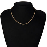 High Quality Punk Lock Choker Necklace Pendant Women Collar Statement Brand Gold Color Chunky Thick Chain Necklace Steampunk Men