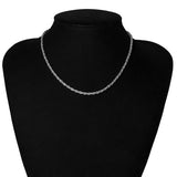 High Quality Punk Lock Choker Necklace Pendant Women Collar Statement Brand Gold Color Chunky Thick Chain Necklace Steampunk Men