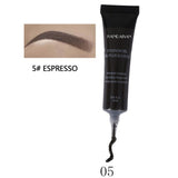 Natural 6 Colors Liquid Dyeing Eyebrow Cream Set Waterproof Durable Brown Tint Eyebrow Henna Mascara Eyebrows Paint Makeup