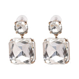 JUJIA za Fashion Boho Crystal Earrings For Women New Rhinestone Statement Pearl Drop Earrings Bijoux Wholesale