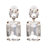 JUJIA za Fashion Boho Crystal Earrings For Women New Rhinestone Statement Pearl Drop Earrings Bijoux Wholesale