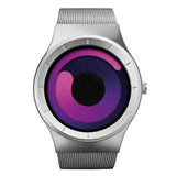 Creative Quartz Watches Men Top FASHION Brand Casual Stainless steel Mesh Band Unisex Watch Clock Male female Gentleman gift