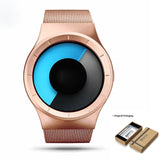 Creative Quartz Watches Men Top FASHION Brand Casual Stainless steel Mesh Band Unisex Watch Clock Male female Gentleman gift