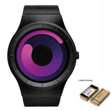 Creative Quartz Watches Men Top FASHION Brand Casual Stainless steel Mesh Band Unisex Watch Clock Male female Gentleman gift