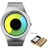 Creative Quartz Watches Men Top FASHION Brand Casual Stainless steel Mesh Band Unisex Watch Clock Male female Gentleman gift