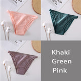 FINETOO 3Pcs/set Women Cotton Panties M-XL Sexy Underpants Hollow Mesh Underwear Low-Rise Panty Sexy Women Brief Female Lingerie