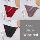 FINETOO 3Pcs/set Women Cotton Panties M-XL Sexy Underpants Hollow Mesh Underwear Low-Rise Panty Sexy Women Brief Female Lingerie