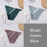 FINETOO 3Pcs/set Women Cotton Panties M-XL Sexy Underpants Hollow Mesh Underwear Low-Rise Panty Sexy Women Brief Female Lingerie