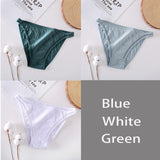 FINETOO 3Pcs/set Women Cotton Panties M-XL Sexy Underpants Hollow Mesh Underwear Low-Rise Panty Sexy Women Brief Female Lingerie