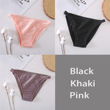 FINETOO 3Pcs/set Women Cotton Panties M-XL Sexy Underpants Hollow Mesh Underwear Low-Rise Panty Sexy Women Brief Female Lingerie
