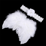 Newborn Photography Accessories Angel Wing Baby Photo Props Handmade Costumes For Infants Fotografia Crochet Costumes For Baby
