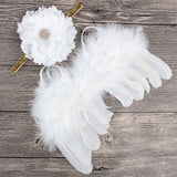 Newborn Photography Accessories Angel Wing Baby Photo Props Handmade Costumes For Infants Fotografia Crochet Costumes For Baby