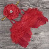 Newborn Photography Accessories Angel Wing Baby Photo Props Handmade Costumes For Infants Fotografia Crochet Costumes For Baby