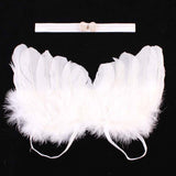 Newborn Photography Accessories Angel Wing Baby Photo Props Handmade Costumes For Infants Fotografia Crochet Costumes For Baby