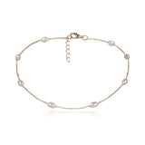 Gothic Baroque Pearl Pendant Choker Necklace for Women Wedding Punk Big Bead Lariat Gold Color Long Chain Necklace Jewelry