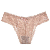 FINETOO Sexy Lace Thong Women G-String Panties Women Low Waist T-back Underwear Female Thongs Sexy Lingerie M-XL Underpants 2020