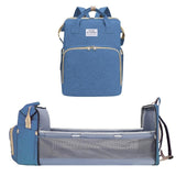 Multifunctional Portable Diaper Bag Folding Baby Travel Large Backpack Baby Bed Diaper Changing Table Pads For Outdoor