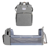 Multifunctional Portable Diaper Bag Folding Baby Travel Large Backpack Baby Bed Diaper Changing Table Pads For Outdoor