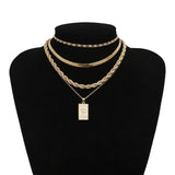 Punk Miami Cuban Choker Necklace Steampunk Men Jewelry Vintage Big Coin Pendant Chunky Chain Necklace for Women Neck Accessories