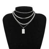 Punk Miami Cuban Choker Necklace Steampunk Men Jewelry Vintage Big Coin Pendant Chunky Chain Necklace for Women Neck Accessories