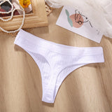 Fashion Lingerie Women Soft Cotton Underwear Shapewear High Waist Shaping Briefs Pure Color Thong Panty Tummy Control Panties