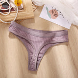 Fashion Lingerie Women Soft Cotton Underwear Shapewear High Waist Shaping Briefs Pure Color Thong Panty Tummy Control Panties