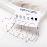 Hot Sale Fashion Bohemian Earrings Set For Women 2020 New Trendy Flower Round Geometric Earring Female Fashion Jewelry