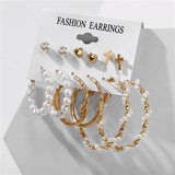 Hot Sale Fashion Bohemian Earrings Set For Women 2020 New Trendy Flower Round Geometric Earring Female Fashion Jewelry
