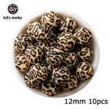 Let's make 50pcs Silicone Beads 12mm Eco-friendly Sensory Teething Necklace Food Grade Mom Nursing DIY Jewelry Baby Teethers