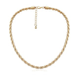 High Quality Punk Lock Choker Necklace Pendant Women Collar Statement Brand Gold Color Chunky Thick Chain Necklace Steampunk Men