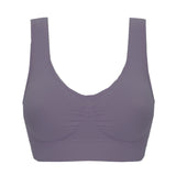 CINOON Bras For Women Underwear Sexy Lingerie Solid Bra Seamless Push Up Cotton Tops Bralette Brassiere Wireless Sports Vest