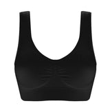 CINOON Bras For Women Underwear Sexy Lingerie Solid Bra Seamless Push Up Cotton Tops Bralette Brassiere Wireless Sports Vest